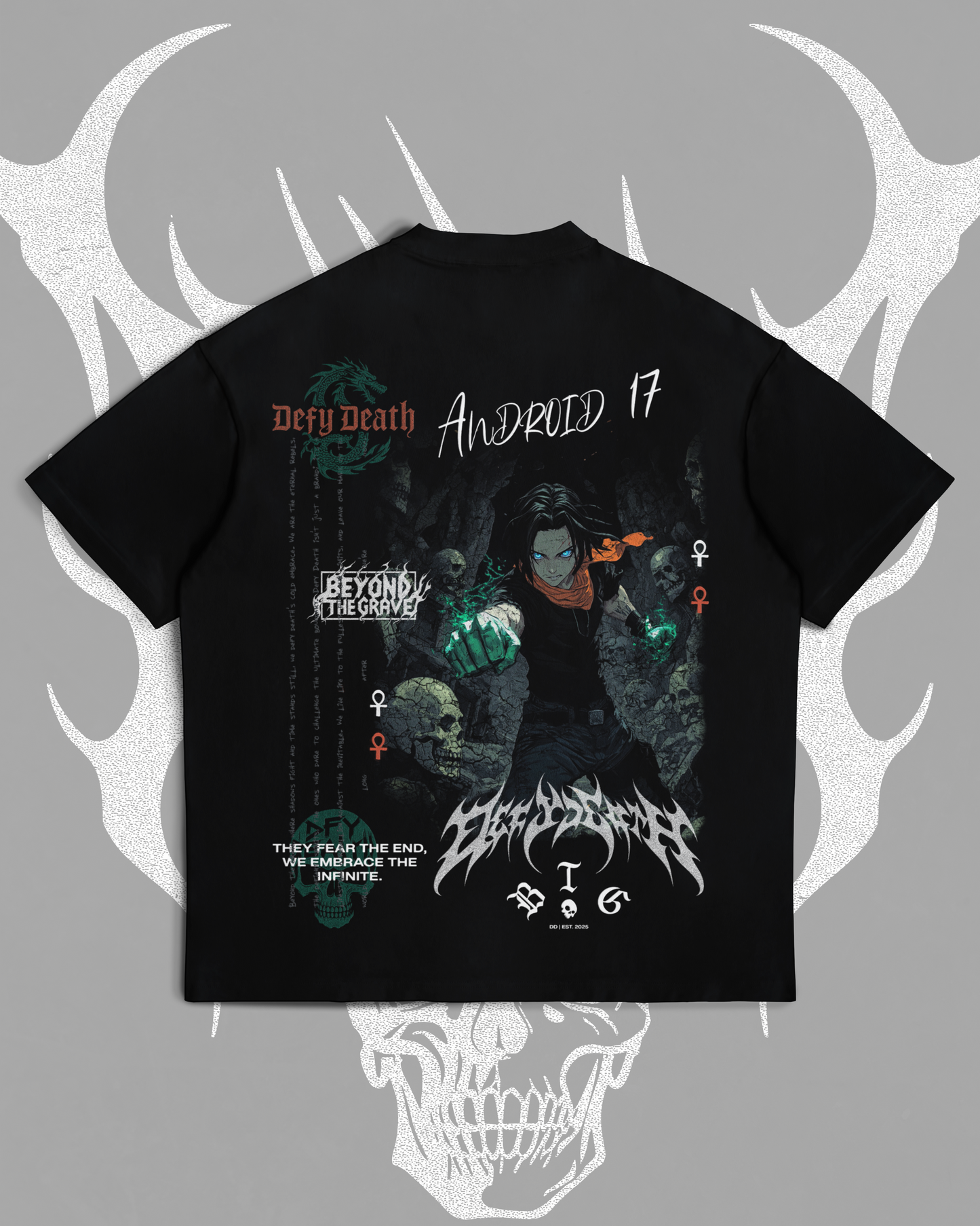 ANDROID 17 'WE EMBRACE THE INFINITE' OVERSIZED