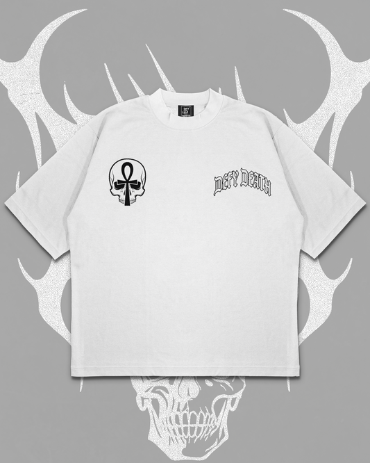 WHITE 'DEFY THE ODDS' OVERSIZED