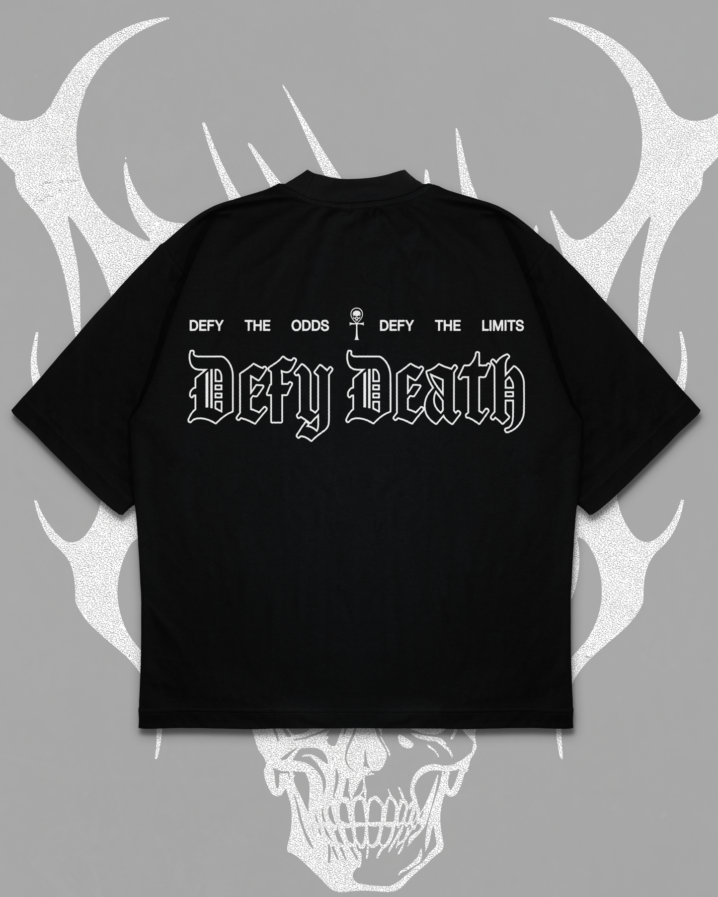 BLACK 'DEFY THE ODDS' OVERSIZED