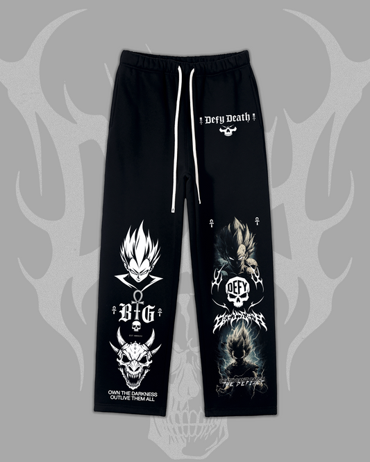 VEGETA 'FLEECE STRAIGHT LEG PANTS'
