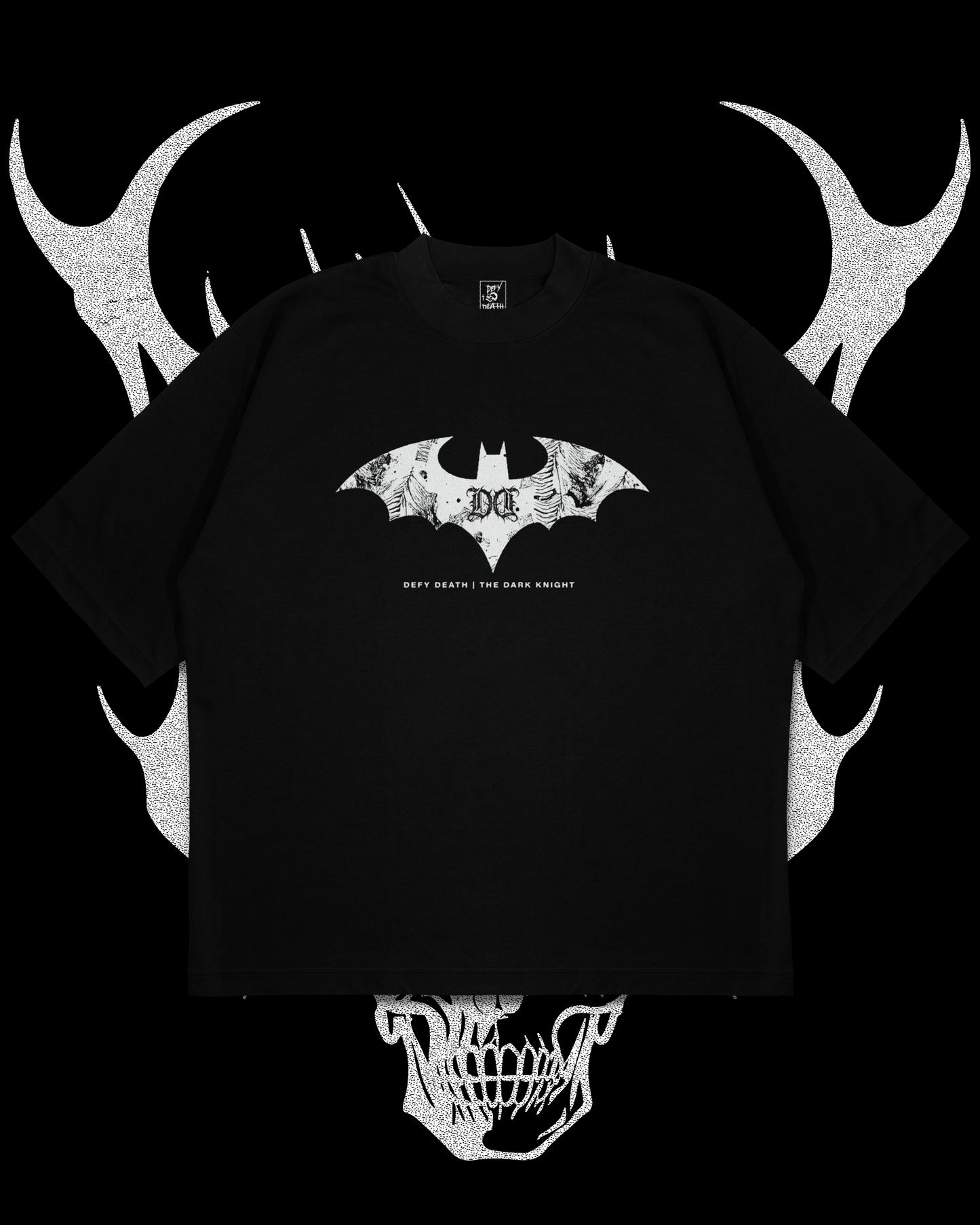 'VENGEANCE HAS NO GRAVE' OS TEE IN BLACK