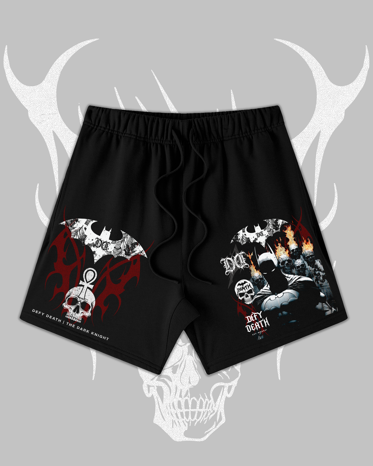 DARK KNIGHT LOUNGE SWEAT SHORTS