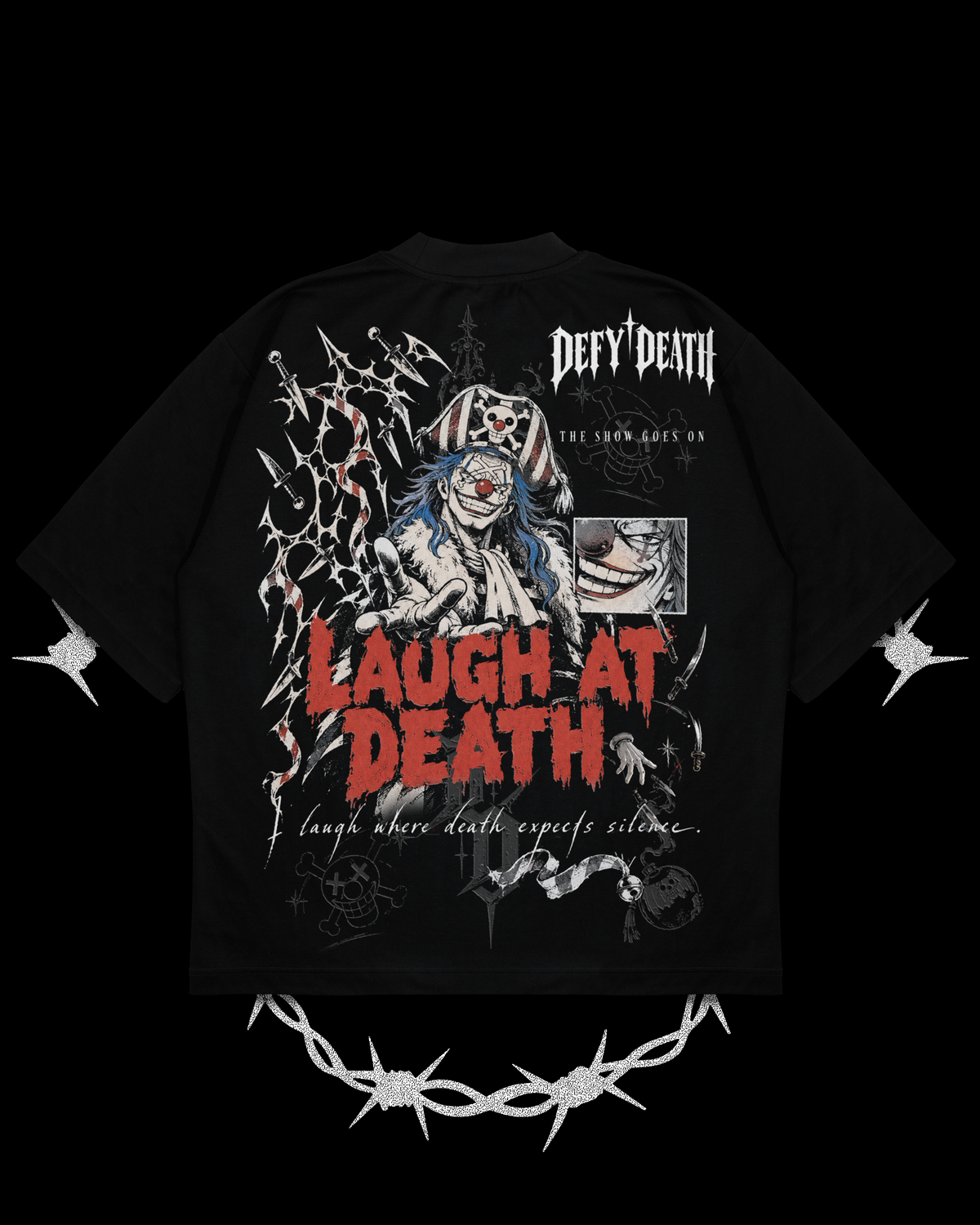 LAUGH AT DEATH — OVERSIZED TEE