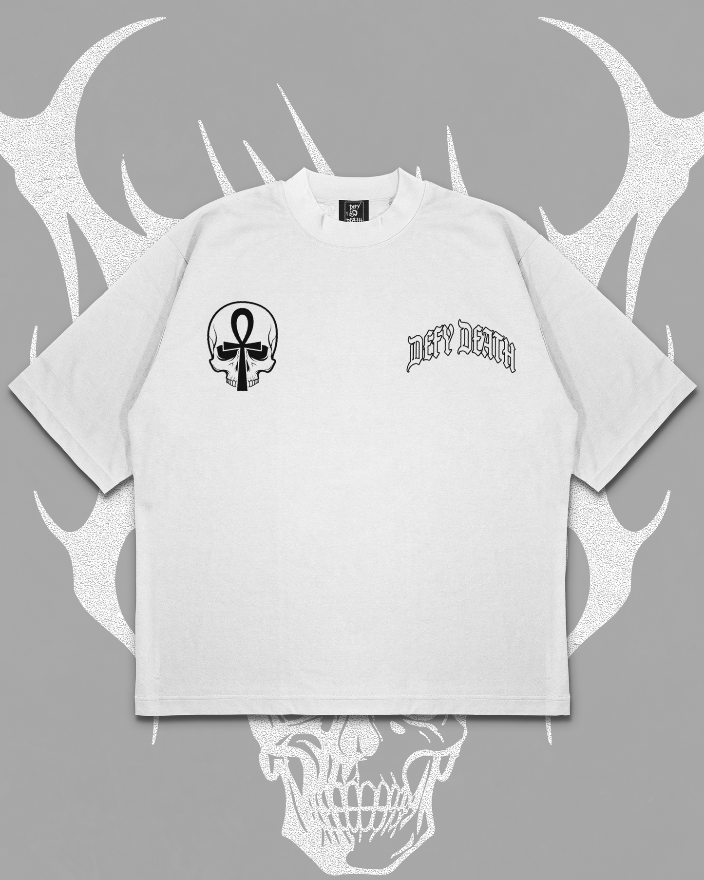 WHITE 'DEFY THE ODDS' OVERSIZED