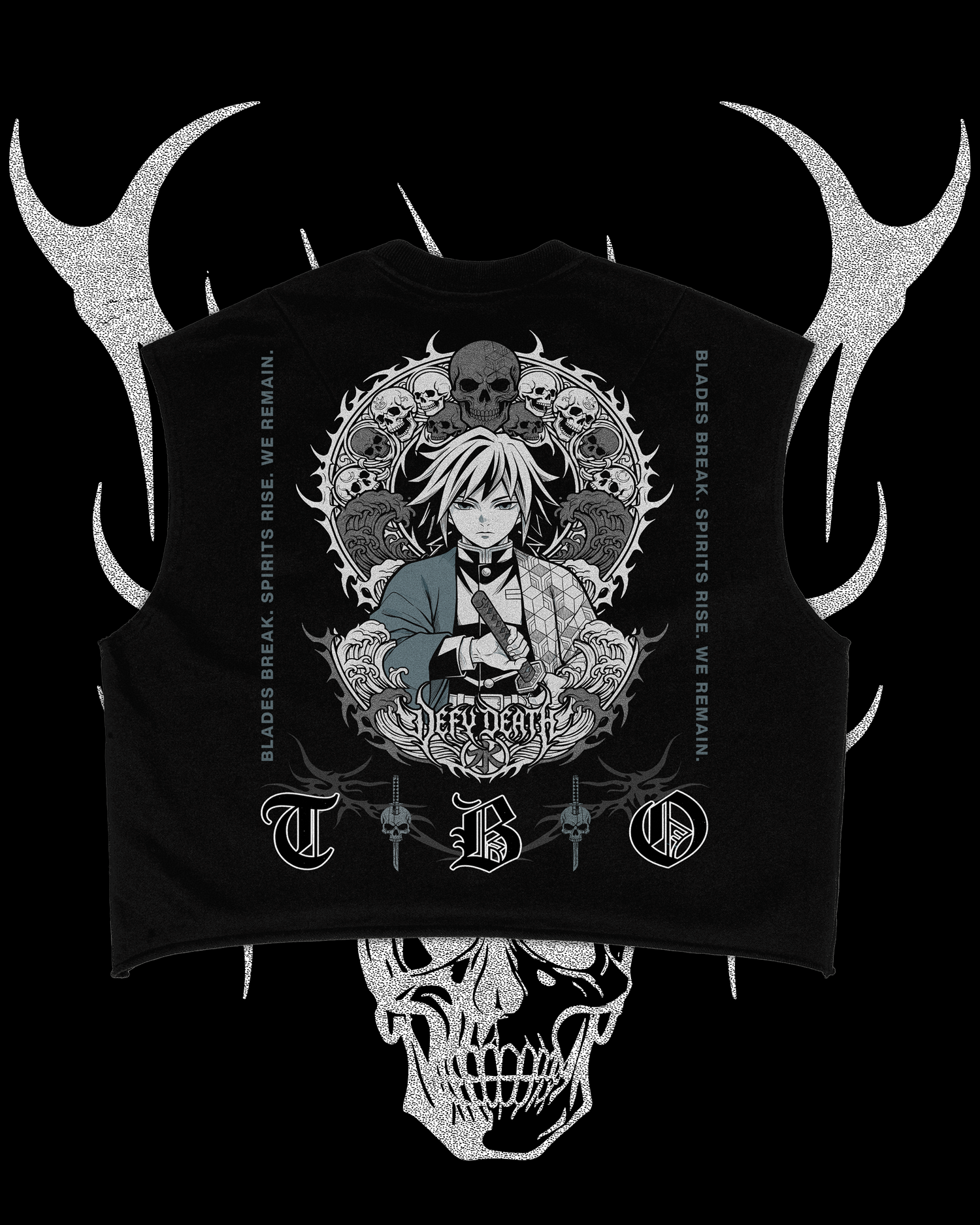 GYU BOX CUT TANK IN BLACK