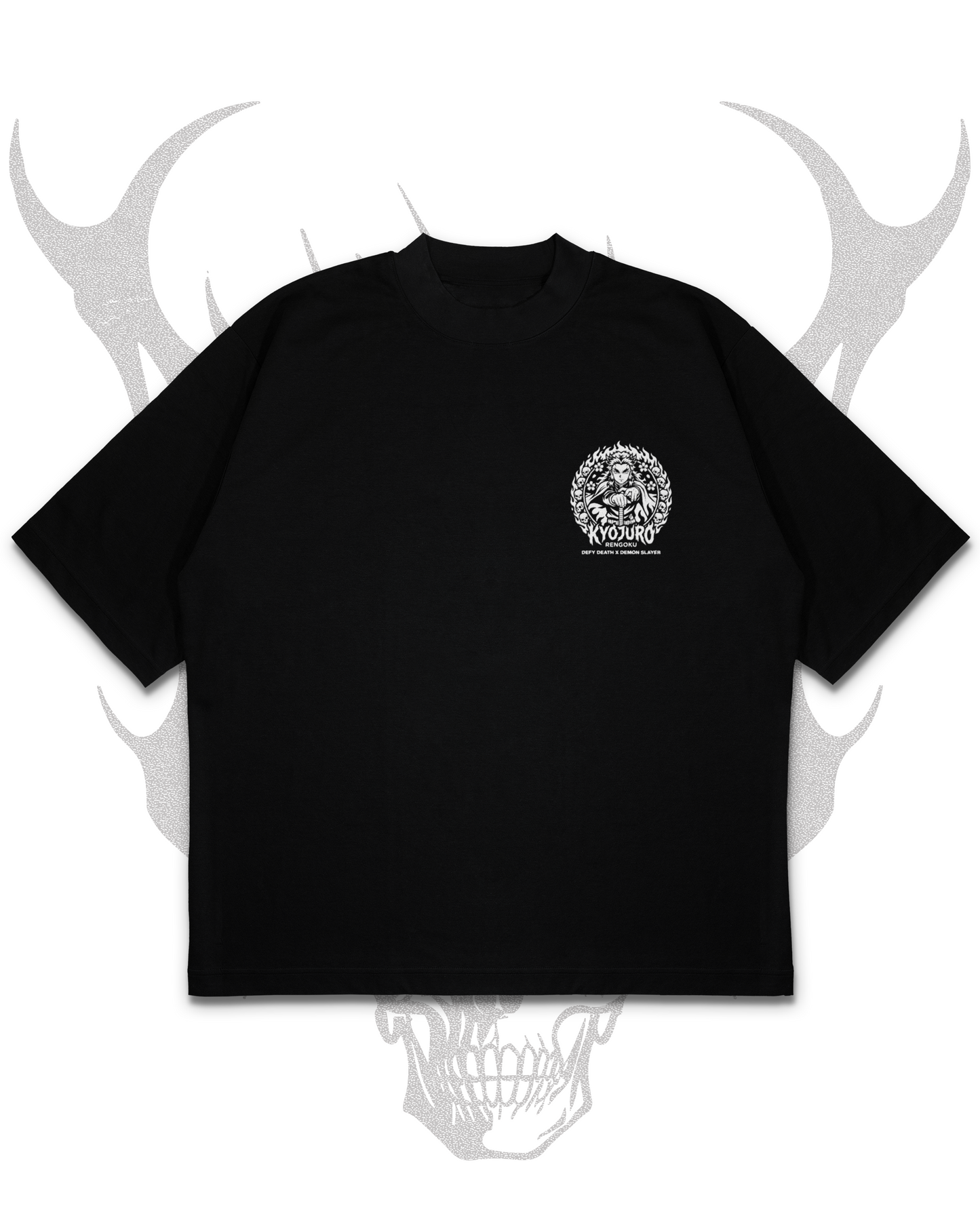 KYOJURO OVERSIZED TEE IN BLACK