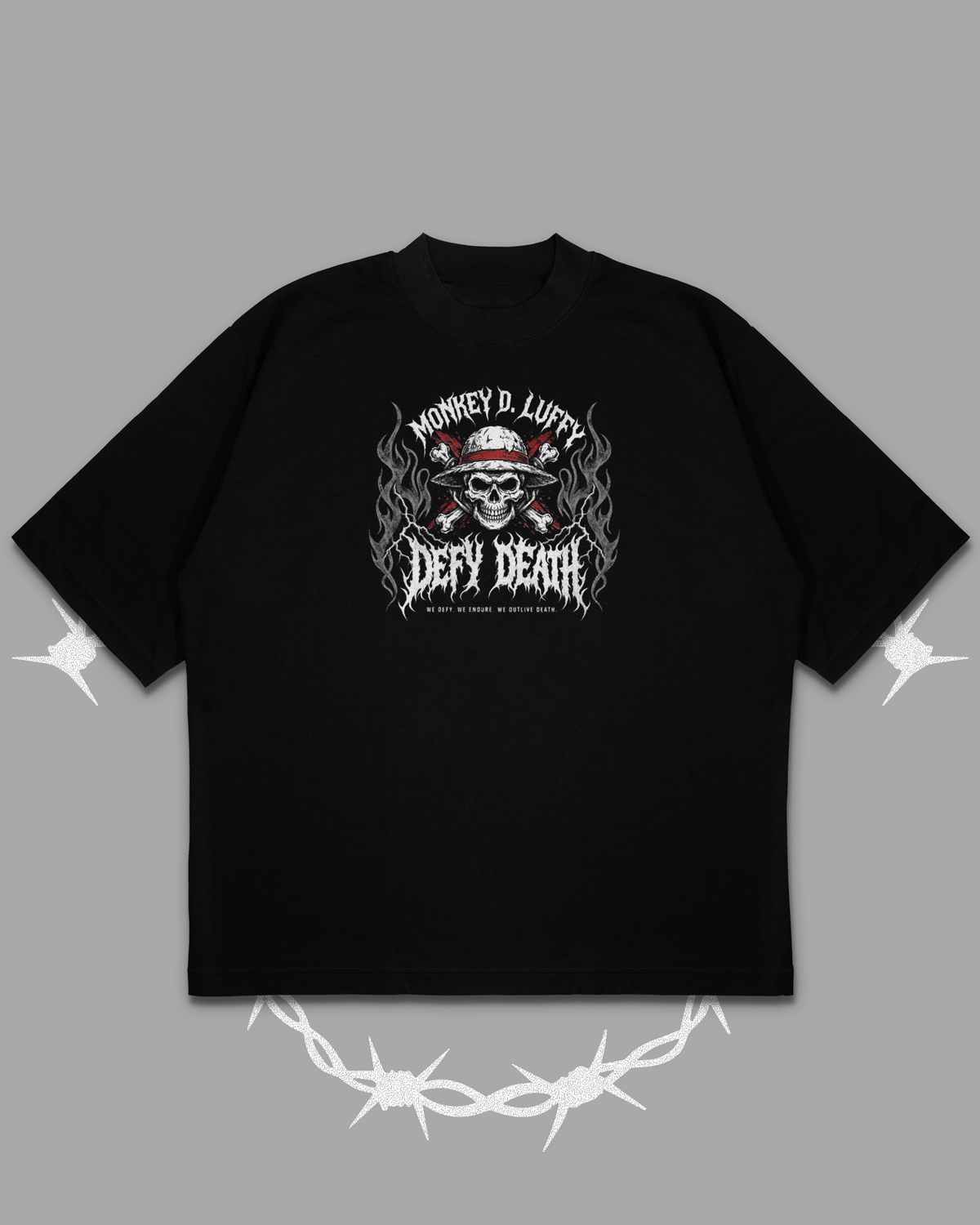 PAIN IS TEMPORARY 'LUFFY' - OVERSIZED TEE