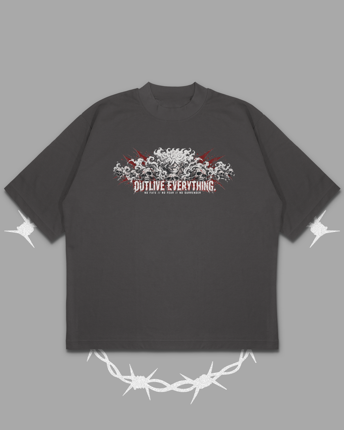 OUTLIVE EVERYTHING 'LUFFY' - OVERSIZED TEE