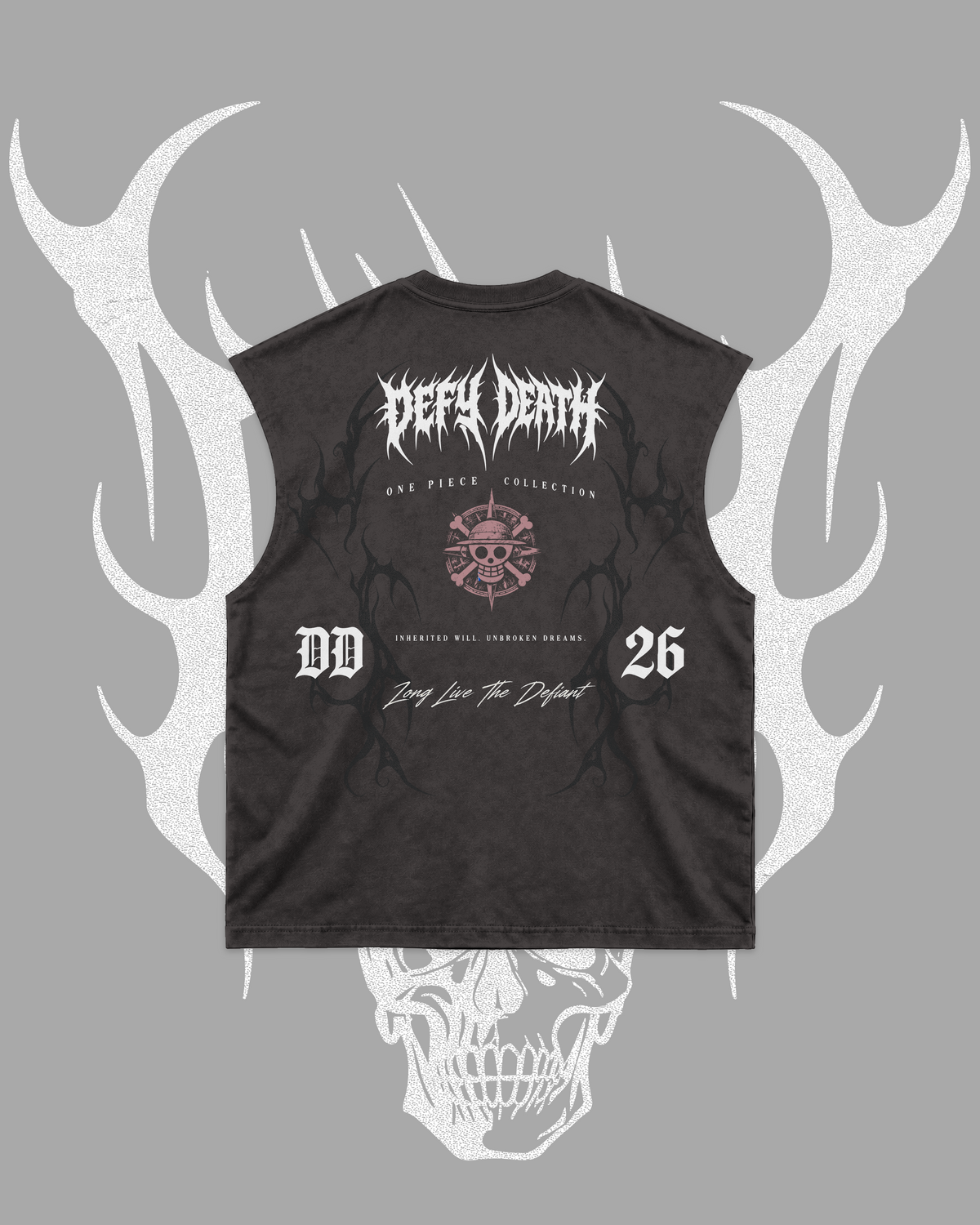 LONG LIVE THE DEFIANT 'PERONA' MUSCLE TEE