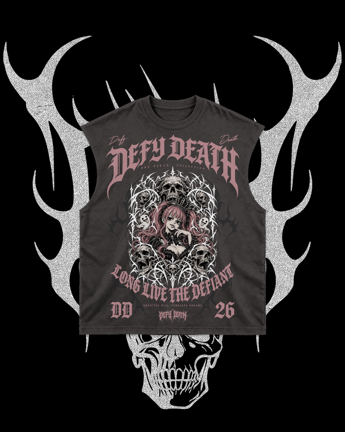 LONG LIVE THE DEFIANT 'PERONA' MUSCLE TEE