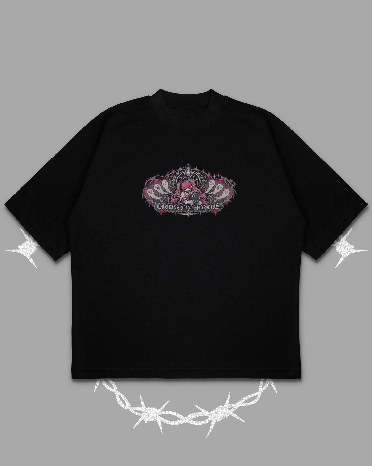 CROWNED BY THORNS 'PERONA' - OVERSIZED TEE