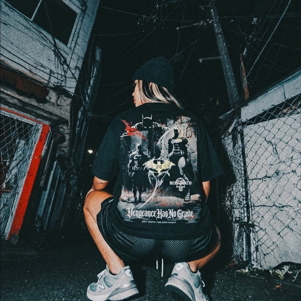 'VENGEANCE HAS NO GRAVE' OS TEE IN BLACK