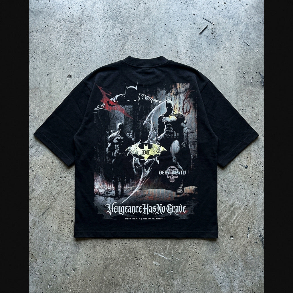 'VENGEANCE HAS NO GRAVE' OS TEE IN BLACK