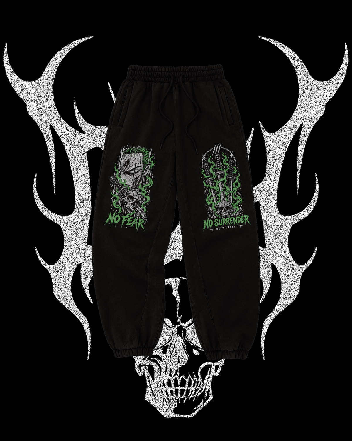 NO FEAR NO SURRENDER JOGGERS