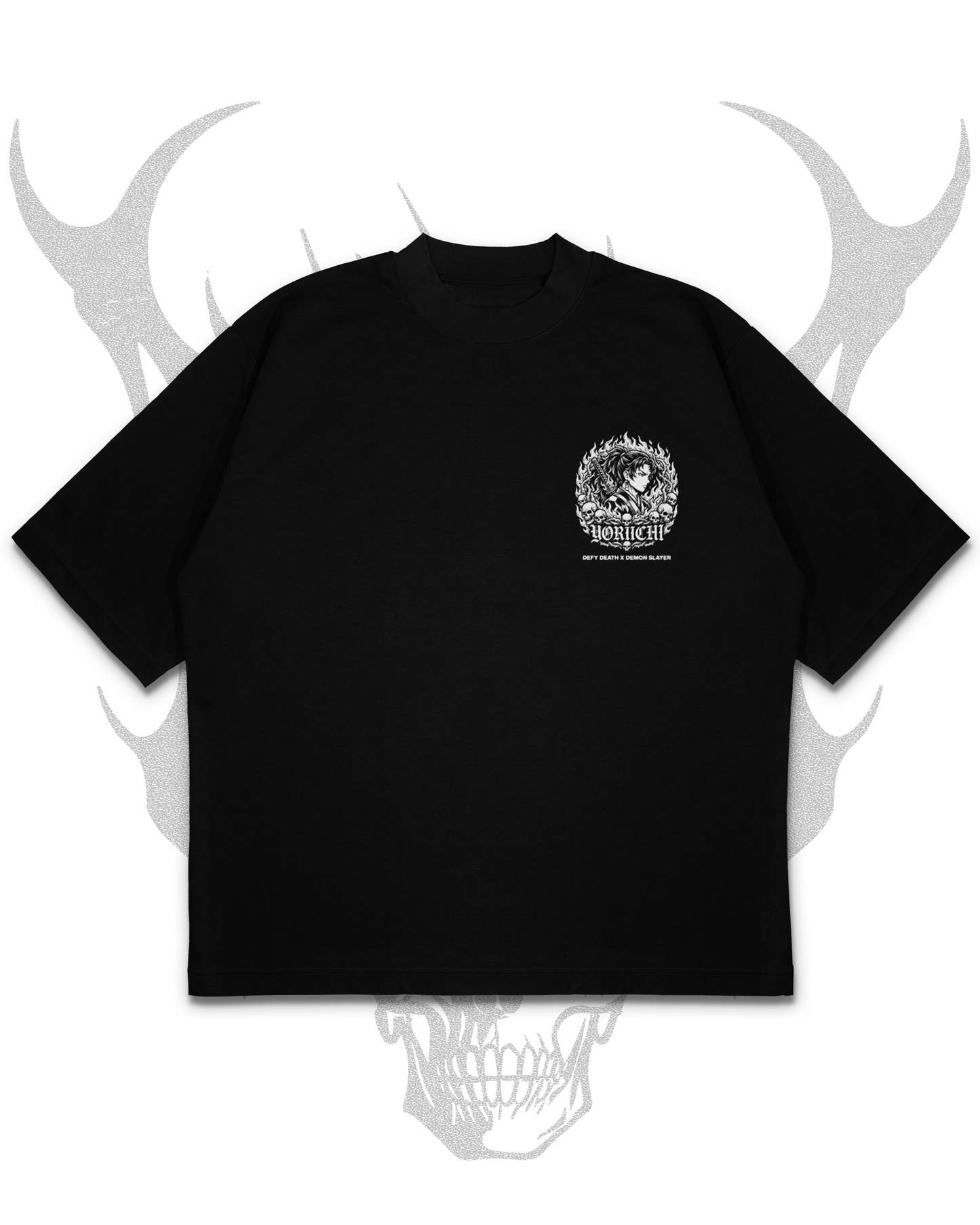 YORIICHI OVERSIZED TEE IN BLACK