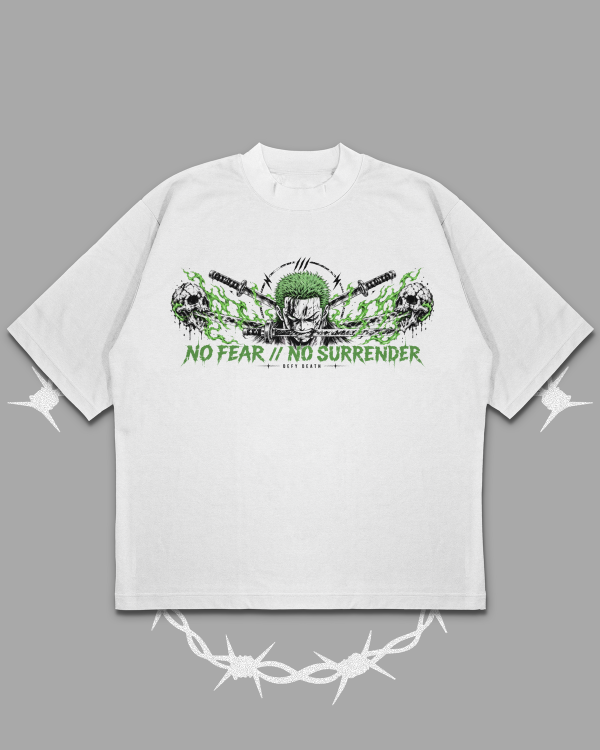 NO SURRENDER 'ZORO' - OVERSIZED TEE