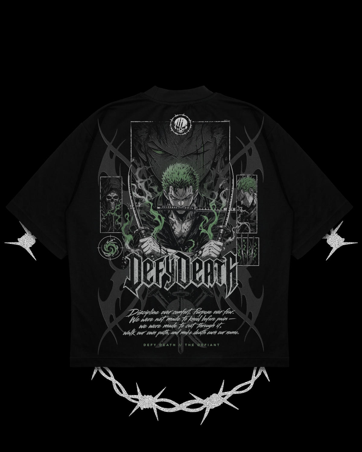 CUT THROUGH IT 'ZORO' - OVERSIZED TEE